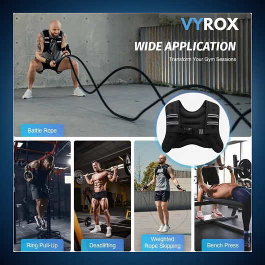 VYROX Weighted Vest – Build Strength, Burn Calories, Improve Posture