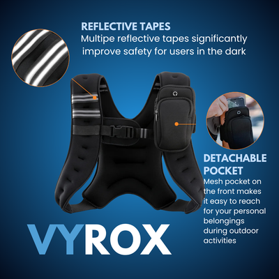 VYROX Weighted Vest – Build Strength, Burn Calories, Improve Posture