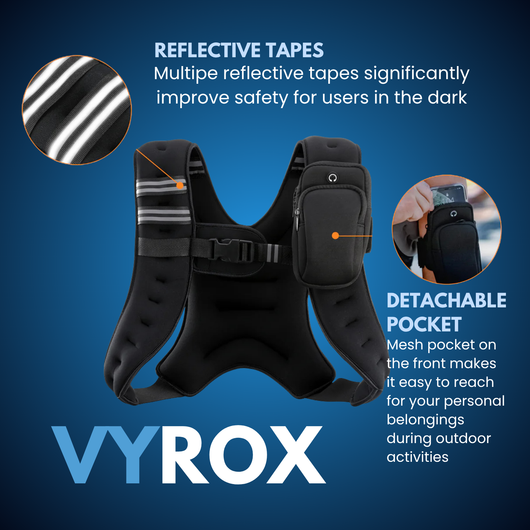 VYROX Weighted Vest – Build Strength, Burn Calories, Improve Posture
