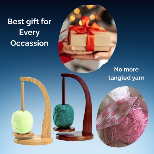 Wooden Magnetic Yarn Holder