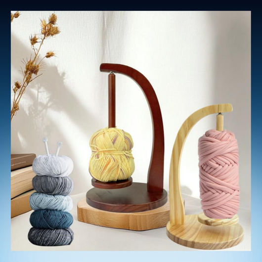 Wooden Magnetic Yarn Holder