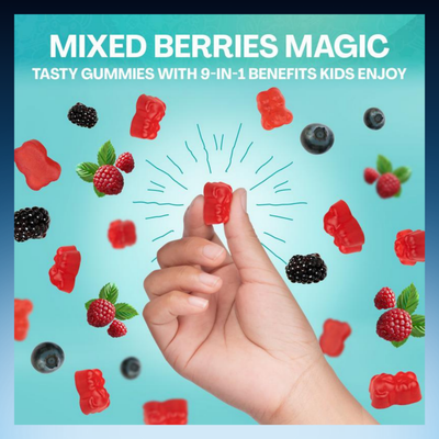 Kids 9-in-1 Detox & Nutrient Gummies