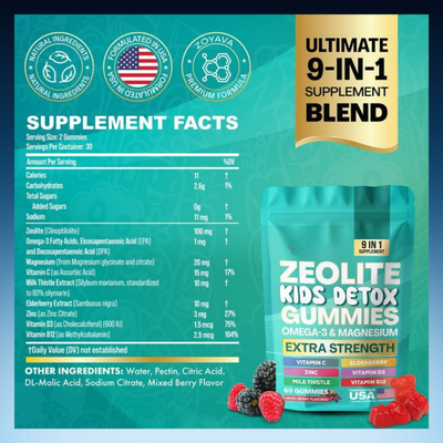 Kids 9-in-1 Detox & Nutrient Gummies